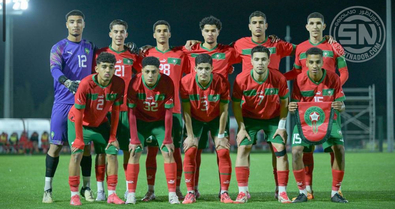 بعثة المنتخب المغربي لأقل من 20 سنة تتجه إلى القاهرة للمشاركة في كأس أمم أفريقيا