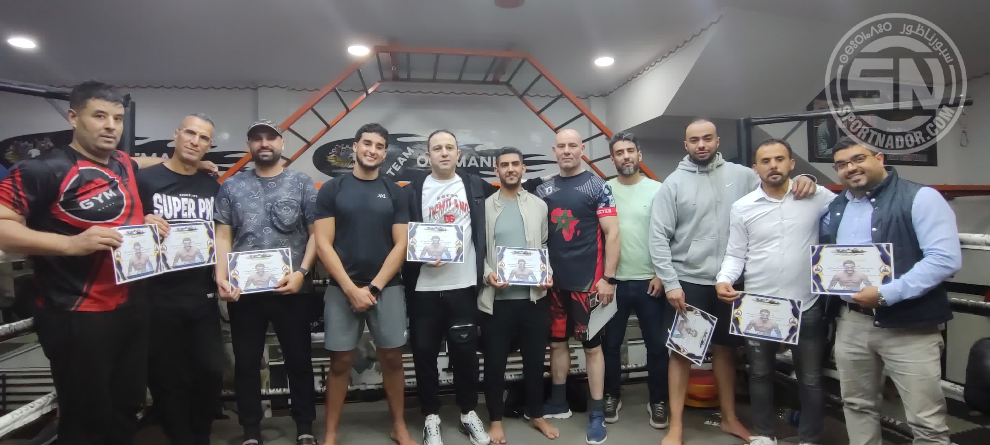 البطل العالمي محمد بوتسعة يزور الناظور ويشرف على حصة تدريبية بجمعية عثمان للرياضات البطل العالمي محمد بوتسعة يزور الناظور ويشرف على حصة تدريبية بجمعية عثمان للرياضات