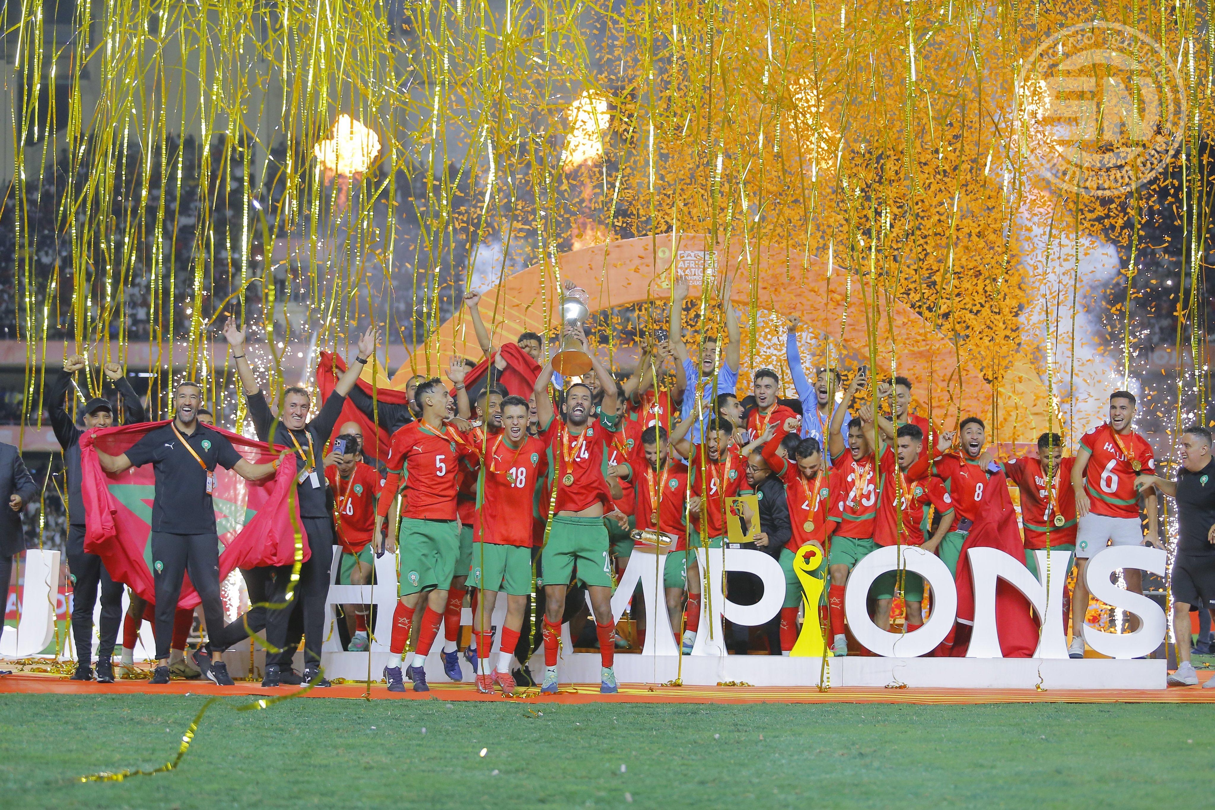 المغرب أبطال إفريقيا للمحليين للمرة الثالثة في تاريخه المغرب أبطال إفريقيا للمحليين للمرة الثالثة في تاريخه